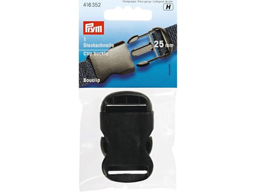 [90004298 1088172] Prym Steckschnalle 25 mm, Schwarz