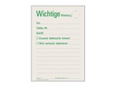 Favorit Durchschreibeblock A6 Wichtige Mitteilung, 60 Blatt