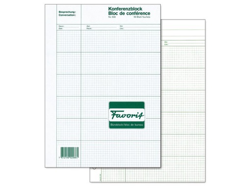 [90248097 1392152] Favorit Durchschreibeblock A4 Besprechungen, 50 Blatt