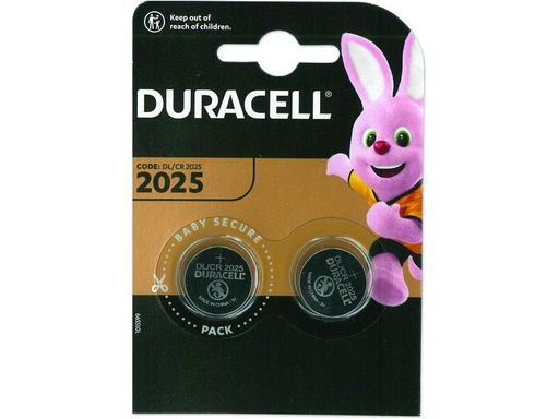 [90248119 1412566] Duracell Knopfzelle Lithium CR2025 2 Stück