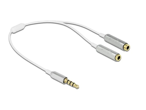 [90248122 1430498] Delock Audio-Kabel Klinke 3.5 mm, male - Klinke 3.5 mm, female 0.25 m