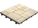 Florco Balkon-& Terrassenplatten Stone Traveltine Roma, 4 Stk.