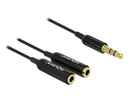 Delock Audio-Kabel Klinke 3.5 mm, male - Klinke 3.5 mm, female 0.25 m