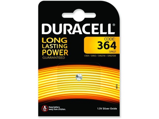[90248228 1412567] Duracell Knopfzelle Silberoxid 364 1 Stück