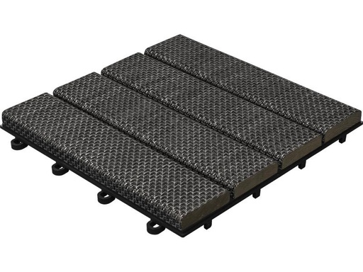 [90248230 1428907] Florco Balkon-&amp; Terrassenplatten Tex, Anthrazit, 6 Stk.