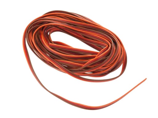 [90043264 534966] Muldental Servokabel JR/Graupner  0,14 mm² 5 m ohne Stecker/Buchse