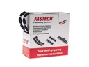 FASTECH Klettpunkte Box 20 mm x 5 m selbstklebend, Schwarz