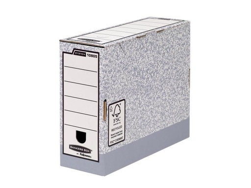 [90043307 238529] Fellowes Archivschachtel Bankers Box Grau, 10 Stück