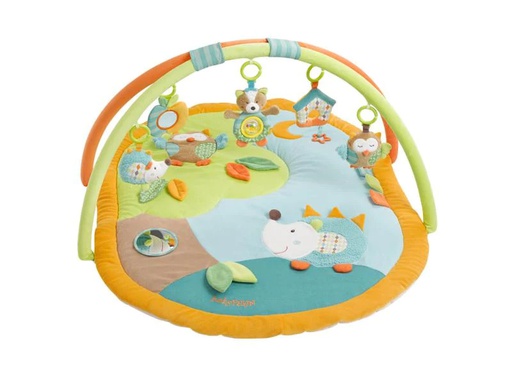 [90004312 747290] fehn Krabbeldecke mit Spielbogen Forest