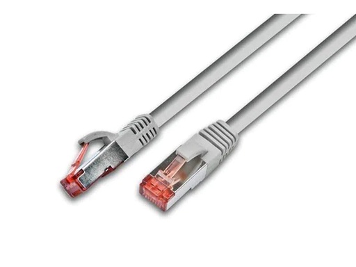 [90043352 149711] Wirewin Patchkabel RJ-45 - RJ-45, Cat 6, S/FTP, 0.25 m, Grau