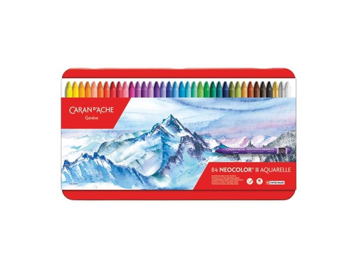 [90248253 1389321] Caran d'Ache Wachsmalstifte Neocolor 2 84er Metallschachtel