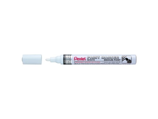 [90248263 1401828] pentel Permanent-Marker 2.5, Weiss