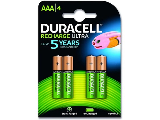 [90248266 1412572] Duracell Recharge Ultra PreCharged AAA 850 mAh 4 Stück