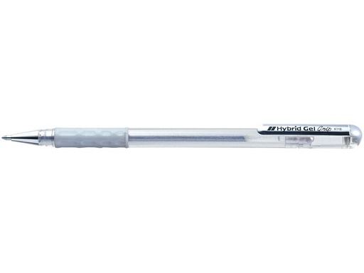[90248272 1401814] pentel Gelschreiber Hybrid Grip 0.4 mm, Silber