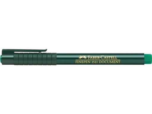 [90248278 1403080] Faber-Castell Fineliner Finepen 1511 0.4 mm, Grün