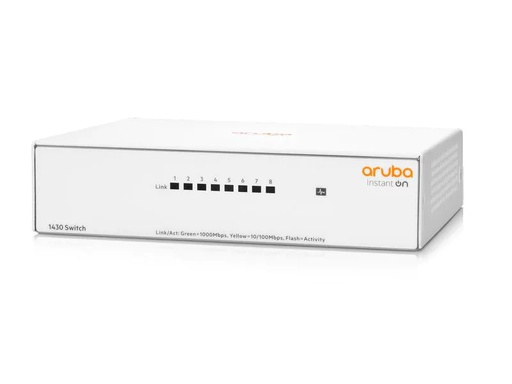 [90248312 1427401] HPE Aruba Networking Switch Instant On 1430-8G (R8R45A) 8 Port