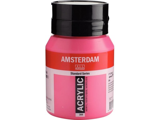 [90248378 1393254] Amsterdam Acrylfarbe Standard 366 Chinacridonrosa Halbdeckend, 500 ml