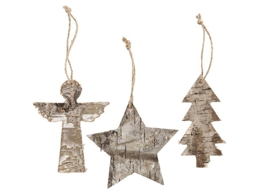 [90248434 813332] Creativ Company Geschenkanhänger 10 cm Holzfiguren