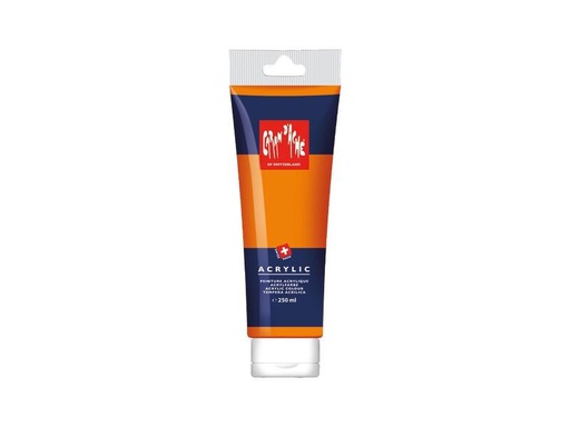[90248447 1389199] Caran d'Ache Acrylfarbe 250 ml, Rotorange