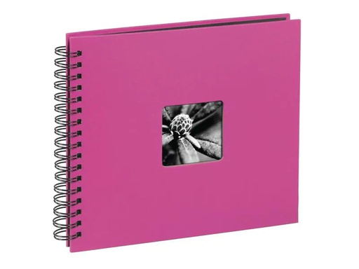 [90043378 1163423] Hama Fotoalbum Fine Art 36 x 32 cm Pink, 50 schwarze Seiten