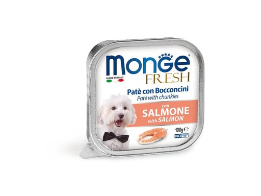 [90248522 1429794] Monge Nassfutter Fresh Pâté Lachs, 100 g