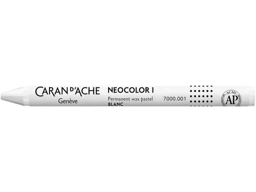 [90248591 1389255] Caran d'Ache Wachsmalstifte Neocolor 1 wasserfest Weiss