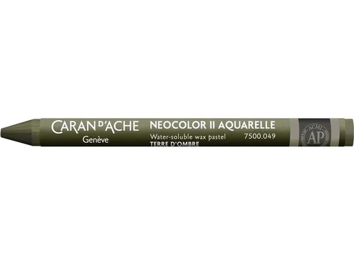 [90248659 1389292] Caran d'Ache Wachsmalstifte Neocolor 2 wasservermalbar Umbrabraun