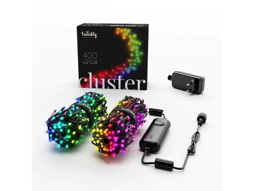 [90248780 1380526] Twinkly LED-Lichterkette Cluster, 400 LEDs, 6 m, RGB