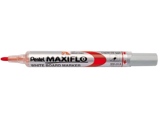 [90248807 1401872] pentel Whiteboard-Marker Maxiflo 2 mm Rot, 1 Stück