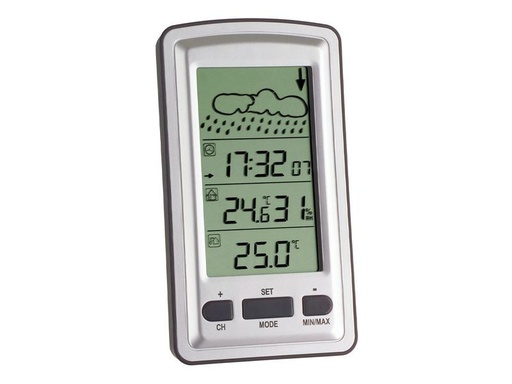 [90248825 1423017] TFA Dostmann Wetterstation Axis, Silber