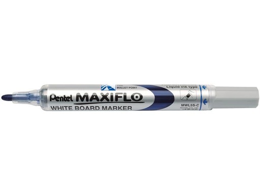 [90248867 1401873] pentel Whiteboard-Marker Maxiflo 2 mm Blau, 1 Stück