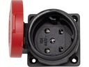 Brennenstuhl Einbausteckdose T15 IP55 Rot / Schwarz