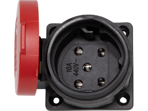 [90248963 1401470] Brennenstuhl Einbausteckdose T15 IP55 Rot / Schwarz