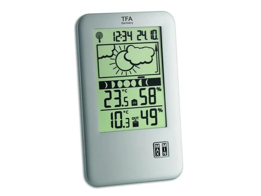[90248978 1423021] TFA Dostmann Wetterstation Neo Plus, Silber