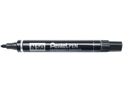 [90249011 1401837] pentel Permanent-Marker N50 4.3 mm, Schwarz
