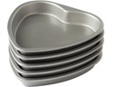 Decora Motiv-Backform Herz, Ø 15 cm, Silber