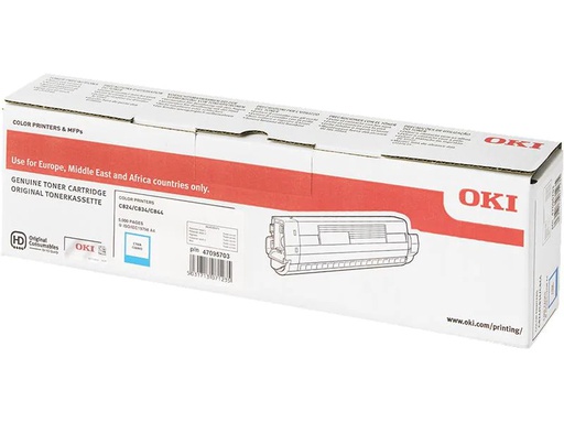 [90004329 946755] OKI Toner 47095703 Cyan