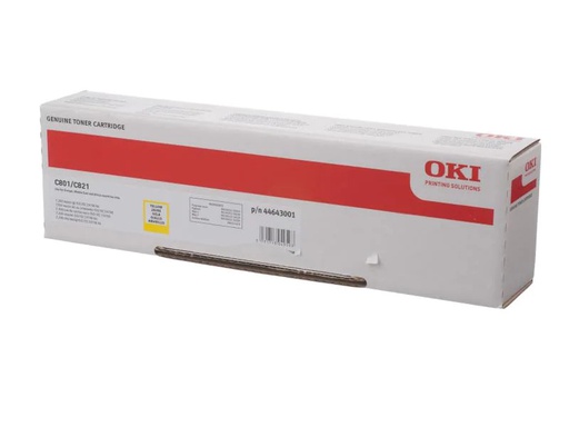 [90043506 139213] OKI Toner 44643001 Yellow