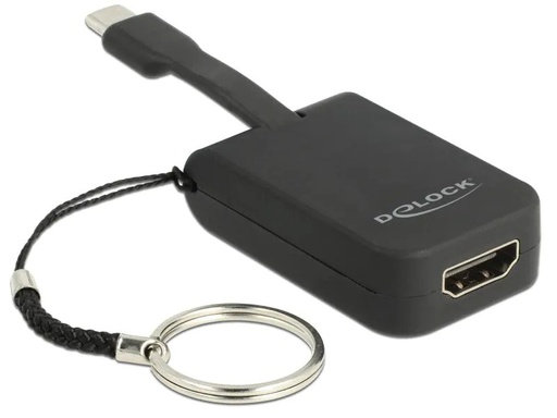 [90043553 850085] Delock Adapter USB Type-C – HDMI 4K, 30Hz, mit Schlüsselanhänger