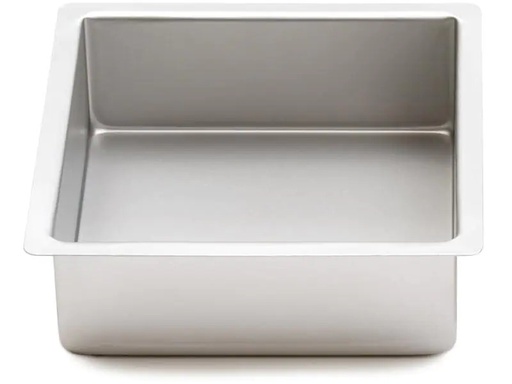 [90249151 1427887] Decora Backform eckig Profi 20 x 20 cm, Silber