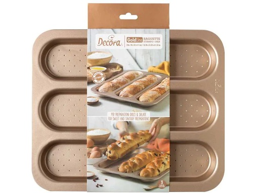 [90249213 1427855] Decora Brot-Backform 38 x 32 cm, Rosegold