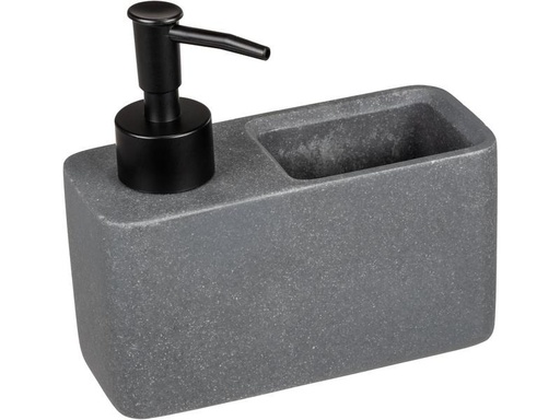 [90249299 1430596] Wenko Seifenspender Resa 150 ml, Dunkelgrau/Schwarz