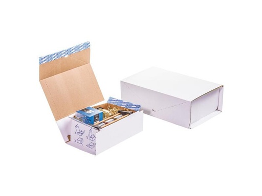 [90249389 1399936] Brieger Versandkarton 22.9 x 16.2 x 4 cm, 1 Stück