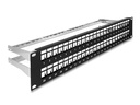 Delock Patchpanel Keystone 48 Port 2 HE 19 Rack