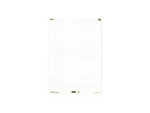 [90249407 1406376] Ursusgreen Flipchart 68 x 99 cm, 20 Blatt, Kariert, 5 Stück