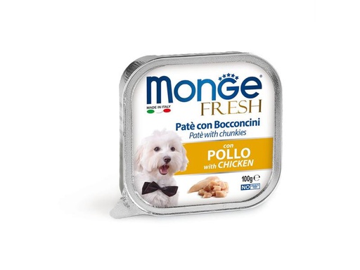 [90249462 1429792] Monge Nassfutter Fresh Pâté Huhn, 100 g