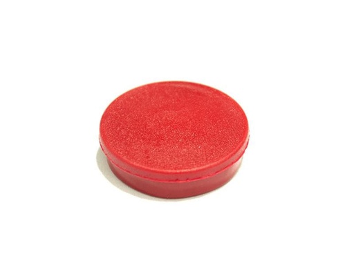 [90043635 266999] Bi-Office Haftmagnet Super Strong 20 mm Rot, 10 Stück