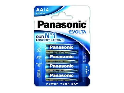[90249552 1430699] Panasonic Batterie Evolta AA-Alkali 4 Stück