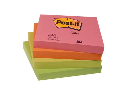 [90249560 1403994] Post-it Notizzettel Post-it 7.6 x 7.6 cm, 6 Blöcke