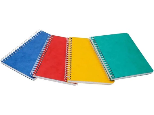 [90249602 1400915] Büroline Notizheft 9.1 × 12.1 cm Hoch, kariert, assortiert